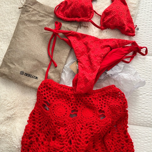 NWT BUNDLE~ Bikini + Coverup Set | size Large - Picture 2 of 8